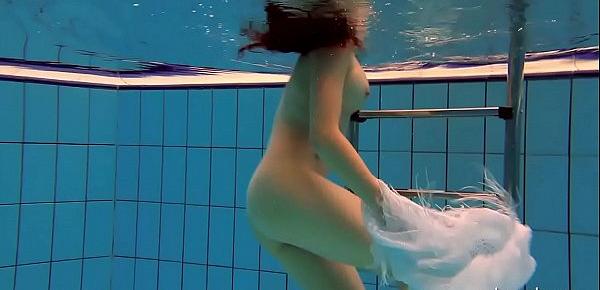  Kristy hot babe ewith big boobs in the swimming pool